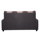 Mini Renu Fabric Sofa Set (3+1+1-Seater) - Brown