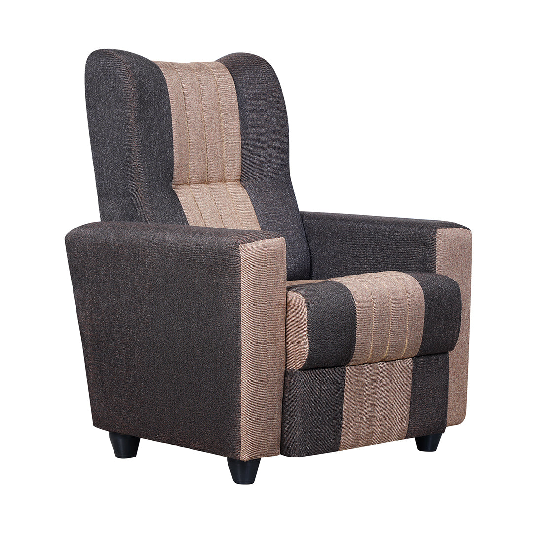 Mini Renu Fabric Sofa 1-Seater - Brown_1