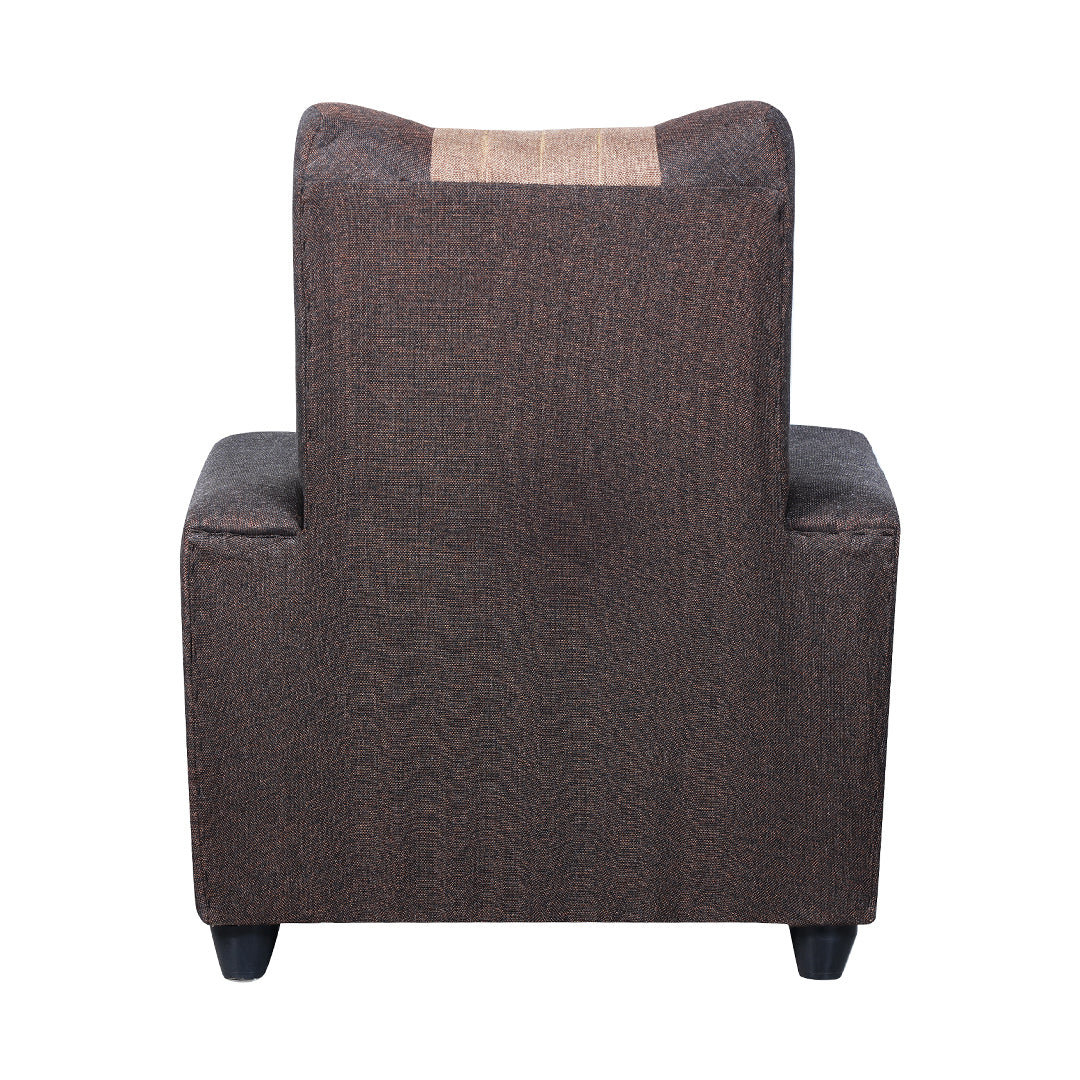 Mini Renu Fabric Sofa Set (3+1+1-Seater) - Brown_8