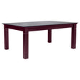 Minto Rectangle Glass Top Dining Table 6-Seater - Light Walnut Finish_1