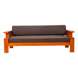 Missouri Pro Grand Sofa Set (3+1+1 Seater) - Teak Finish