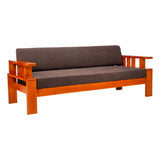Missouri Pro Grand Sofa Set (3+1+1 Seater) - Teak Finish