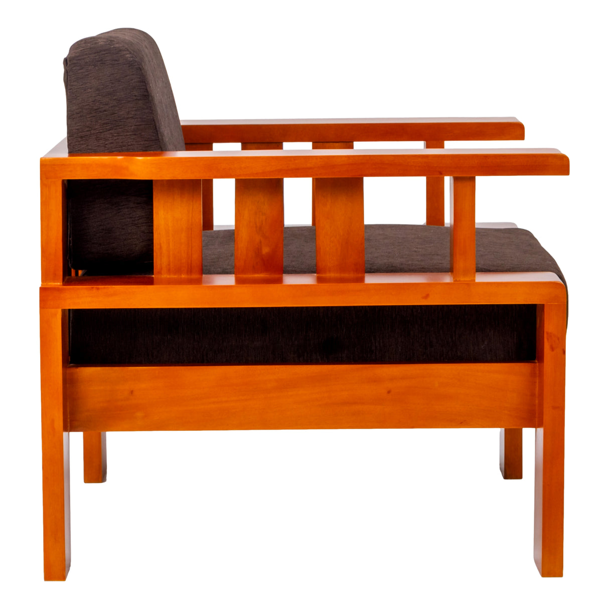 Missouri Pro Grand Sofa Set (3+1+1 Seater) - Teak Finish