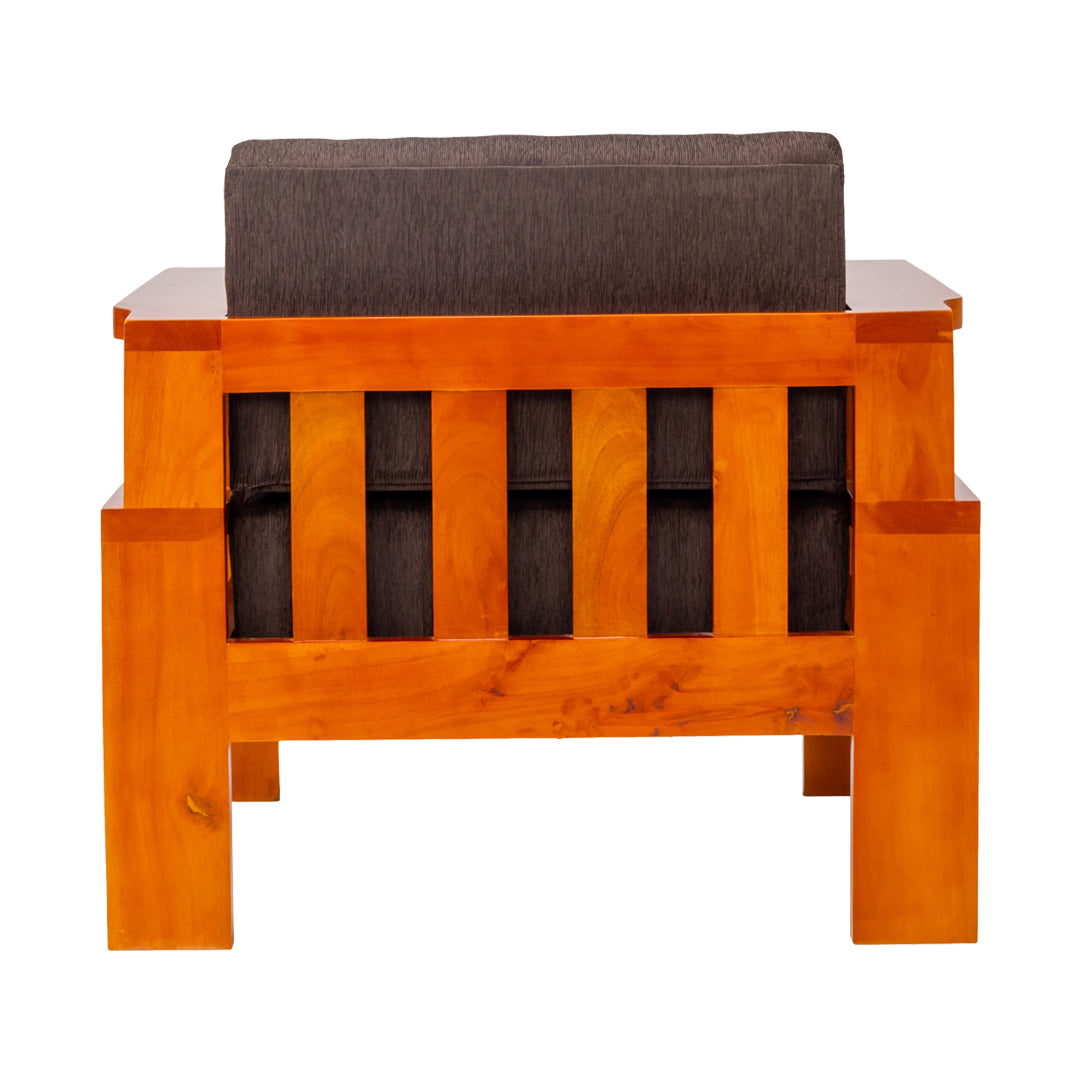 Missouri Grand Sofa Set (3+1+1-Seater) - Teak Finish_9