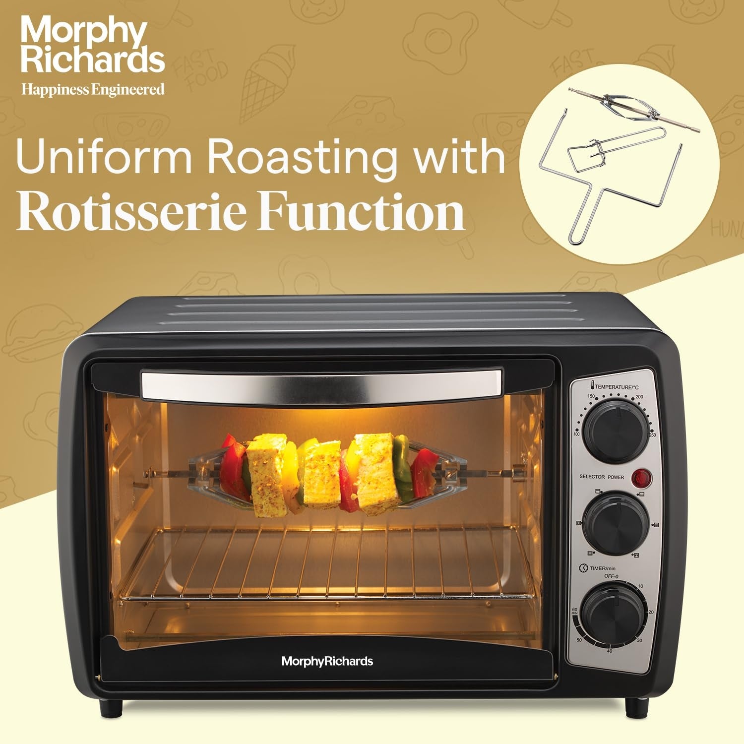 Morphy Richards 510062 OTG 20 L - Black_4