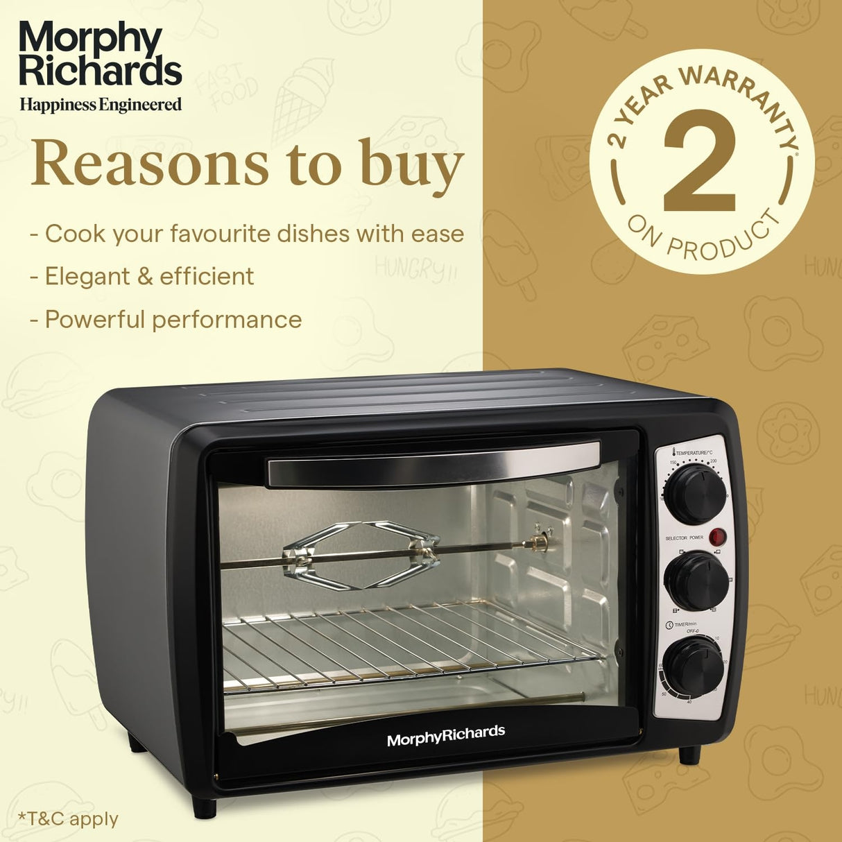 Morphy Richards 510062 OTG 20 L - Black_5