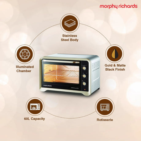 Morphy Richards OTG 60 L RCSS LUXE 510053 - Gold_2