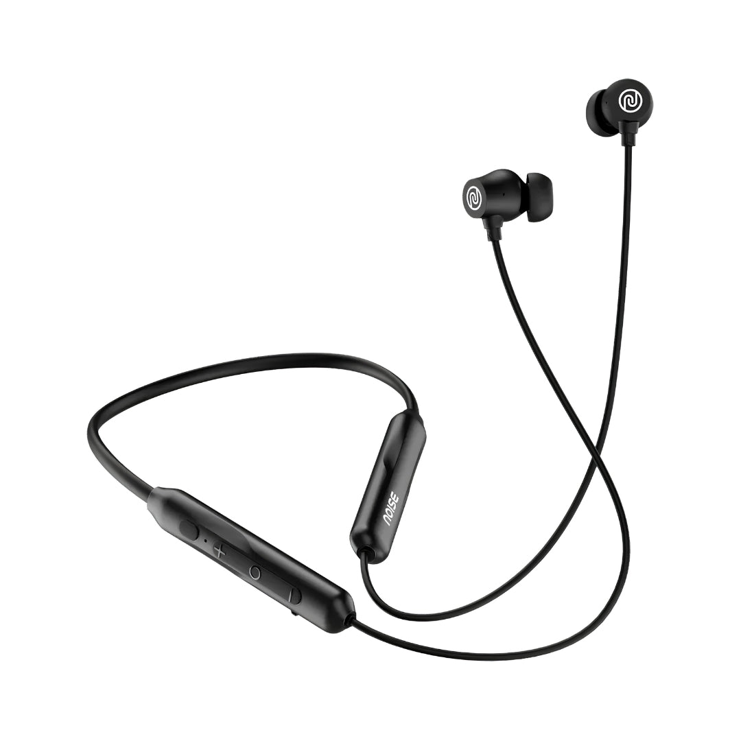 Noise Airwave Pro Neckband - Matte Black_FrontView