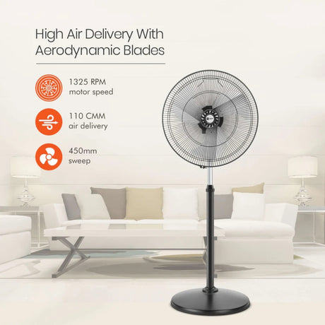 ORIENT 450 MM Tornado-II Pedestal Fan-2121806610800 2