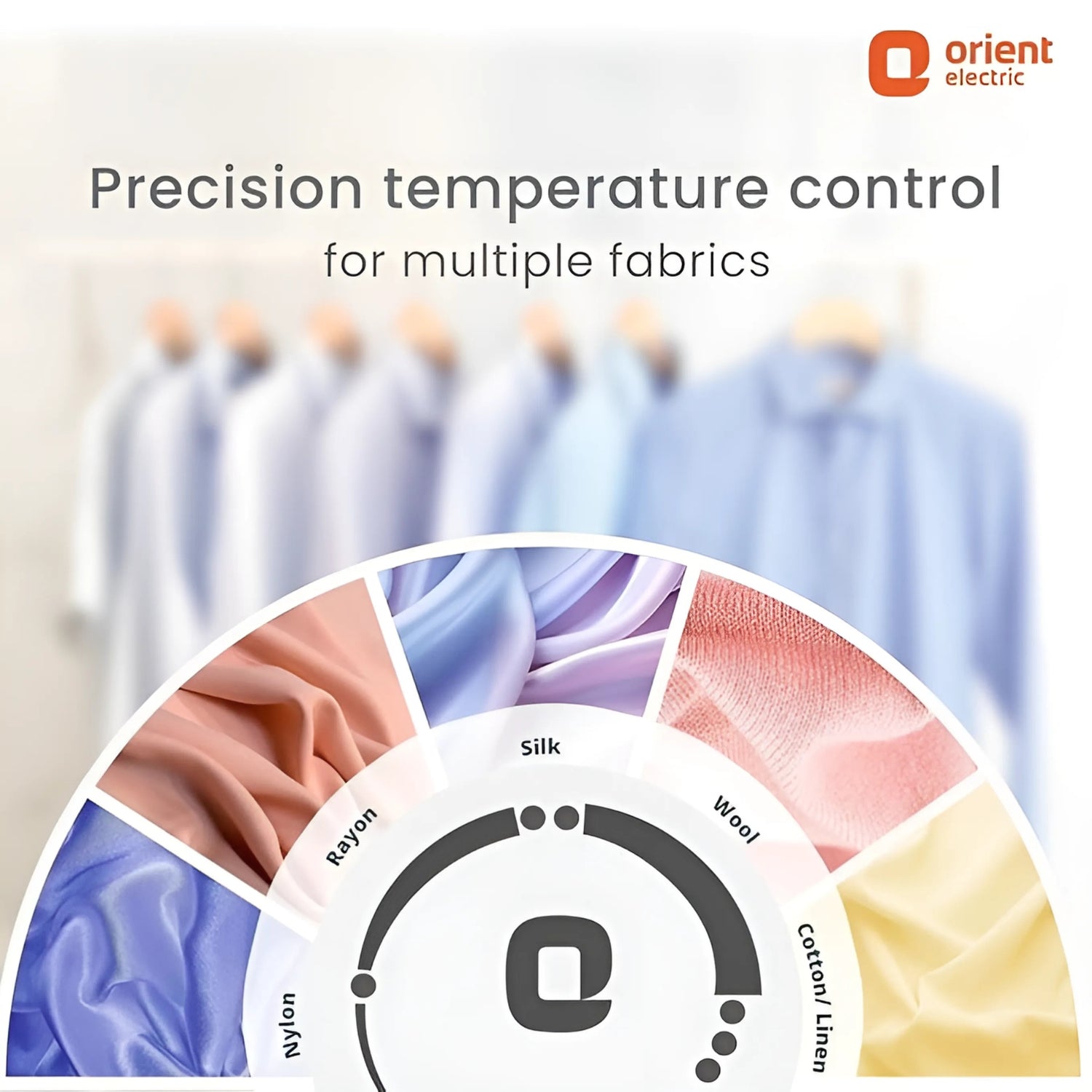 ORIENT Fabrismooth Dry Iron 1000 Watts - White_5