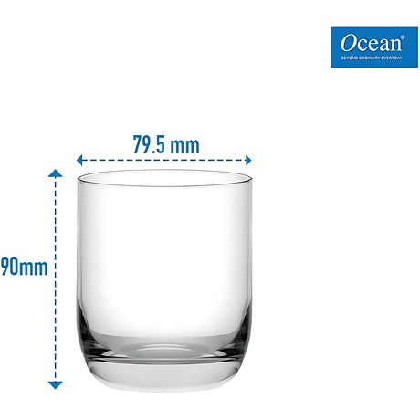 Ocean Top Drink Whiskey Glass 6 Pcs Set 325 ml