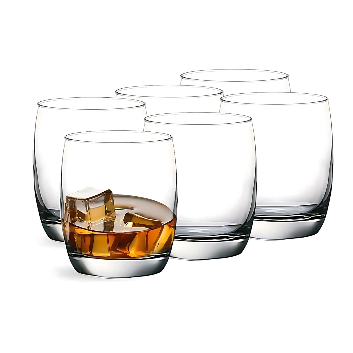 Ocean Ivory Rock Glass 6 Pcs Set 265 ml