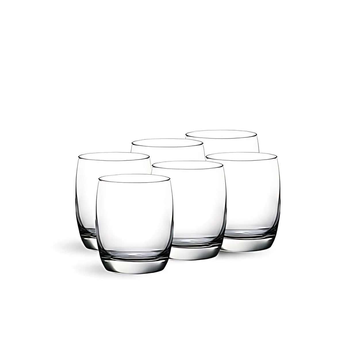 Ocean Ivory Rock Glass 6 Pcs Set 320 ml