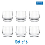 Ocean Scirocco Rock Glass 6 Pcs Set 340 ml