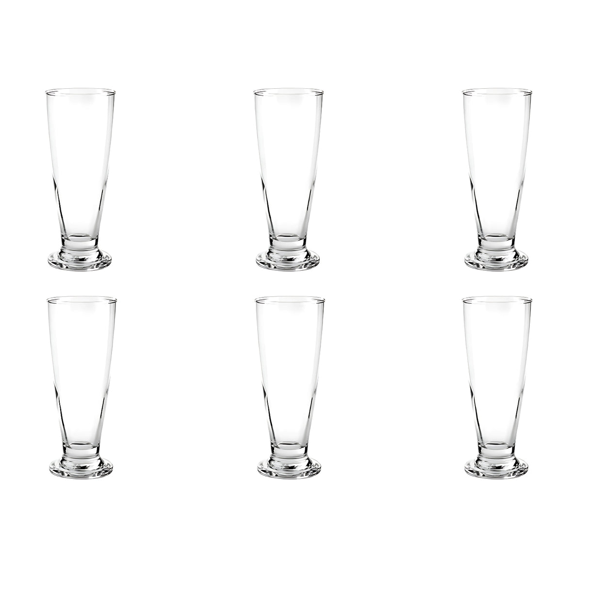 Ocean Tiara Footed Glass 6 Pcs Set 395 ml