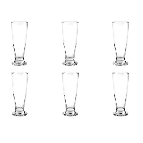 Ocean Tiara Footed Glass 6 Pcs Set 395 ml