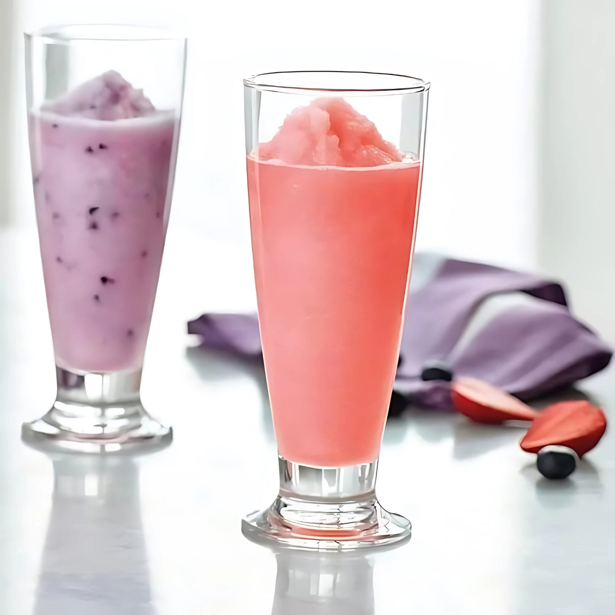Ocean Tiara Footed Glass 6 Pcs Set 395 ml