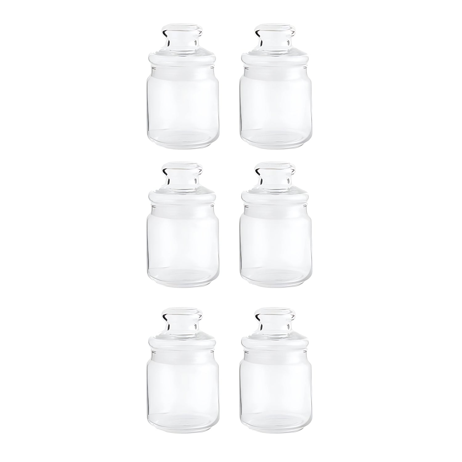 Ocean Pop Glass Jar with Lid 6 Pcs Set 500 ml - Image 4 - Buy Online at Chera Home Junction Coimbatore