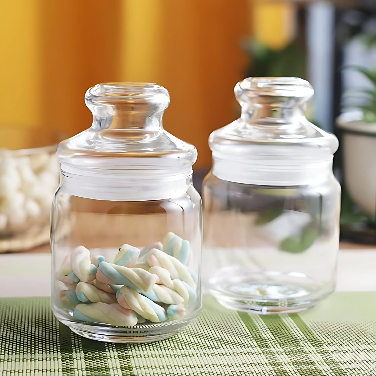 Ocean Pop Glass Jar with Lid 6 Pcs Set 500 ml - Image 5 - Buy Online at Chera Home Junction Coimbatore