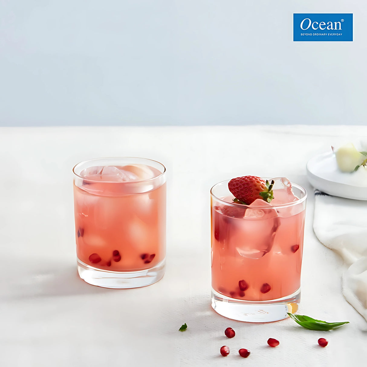 Ocean San Marino Clear Glass 6 Pcs Set 245 ml