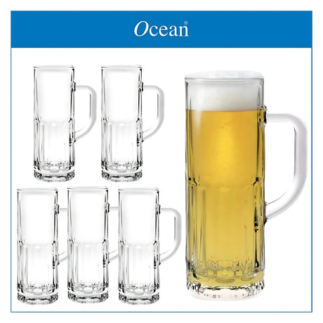 Ocean Berliner Glass Mug 6 Pcs Set 365 ml_2