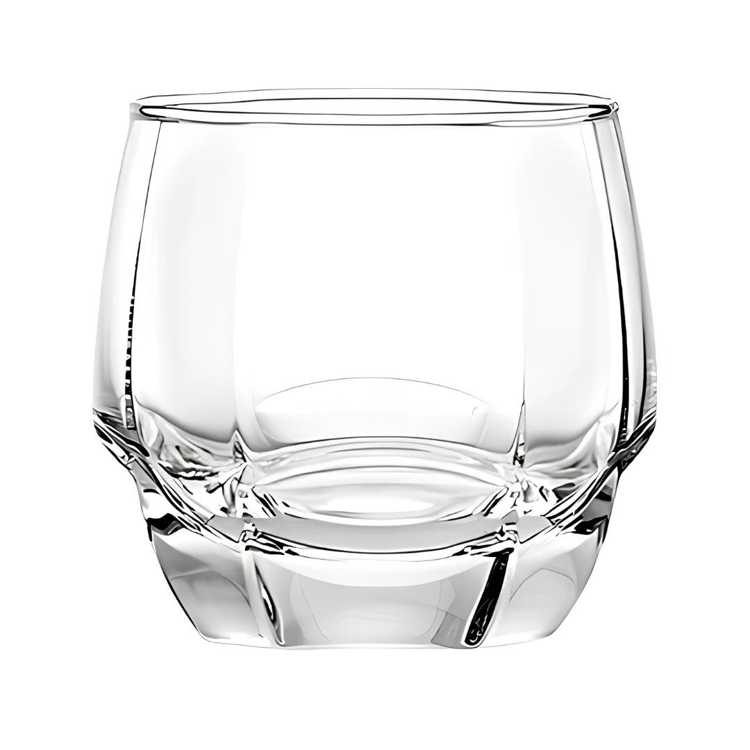 Ocean Charisma Rock Whiskey Glass 6 Pcs Set 340 ml_Front View