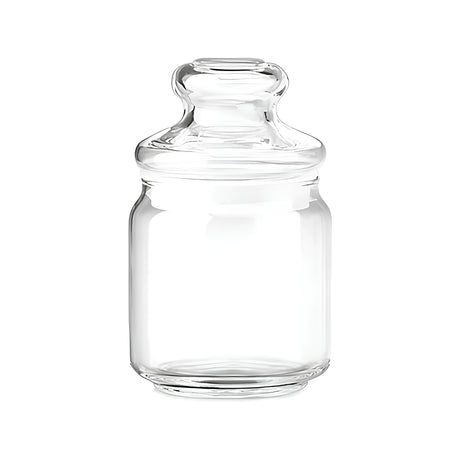 Ocean Pop Glass Jar with Lid 6 Pcs Set 500 ml_Front View