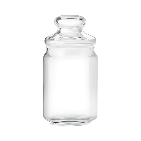Ocean Pop Glass Jar with Lid 6 Pcs Set 650 ml_Front View