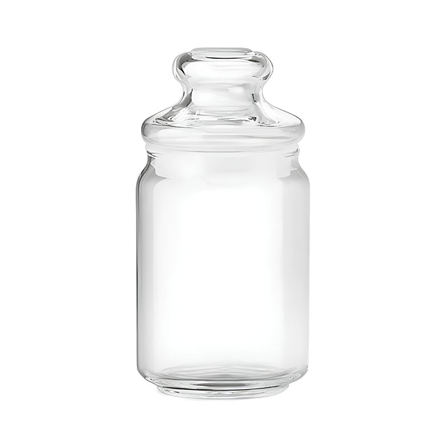 Ocean Pop Glass Jar with Lid 6 Pcs Set 650 ml_Front View