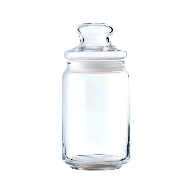 Ocean Pop Glass Jar with Lid 6 Pcs Set 750 ml_Front View