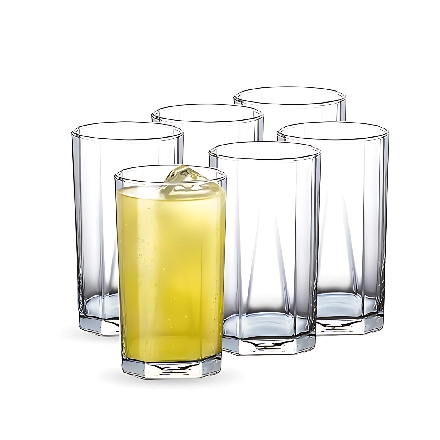Ocean Studio Pyramid Hi Ball Glass 6 Pcs Set 435 ml_2
