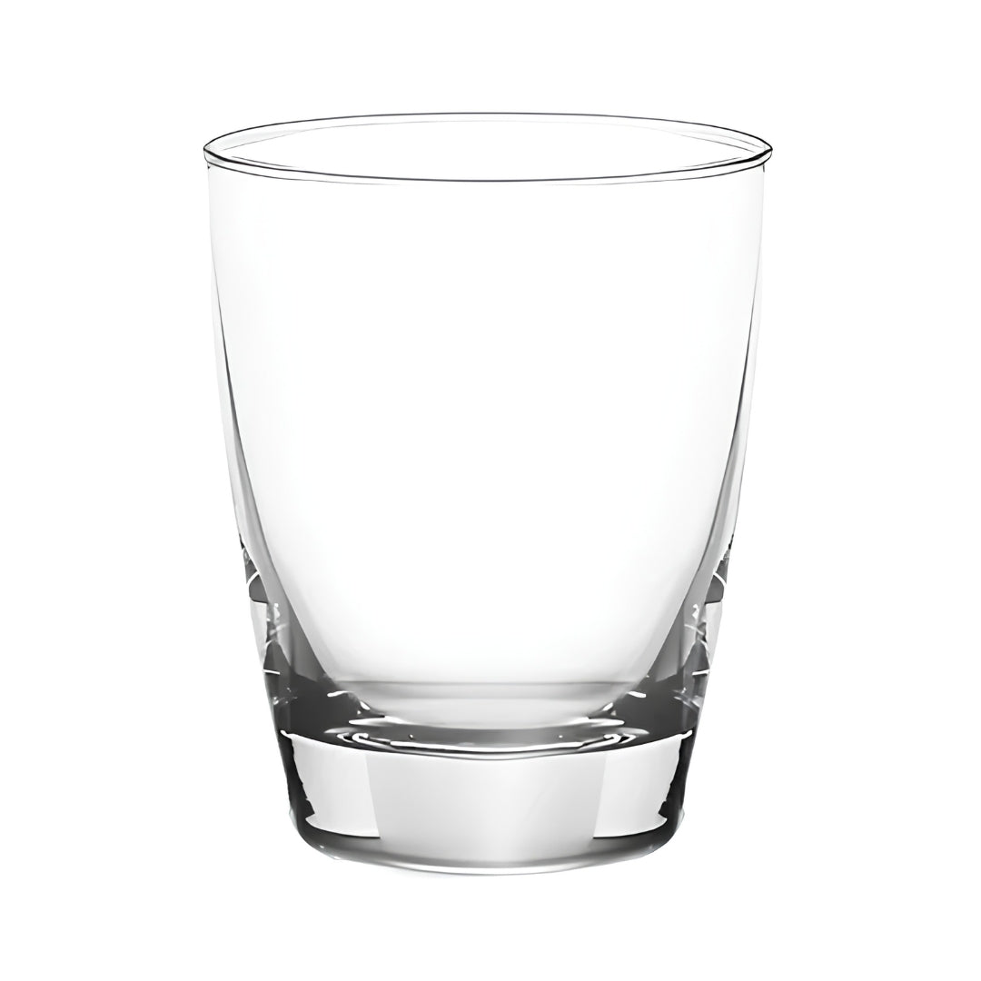 Ocean Tiara Double Rock Whiskey Glass 6 Pcs Set 365 ml_Front View