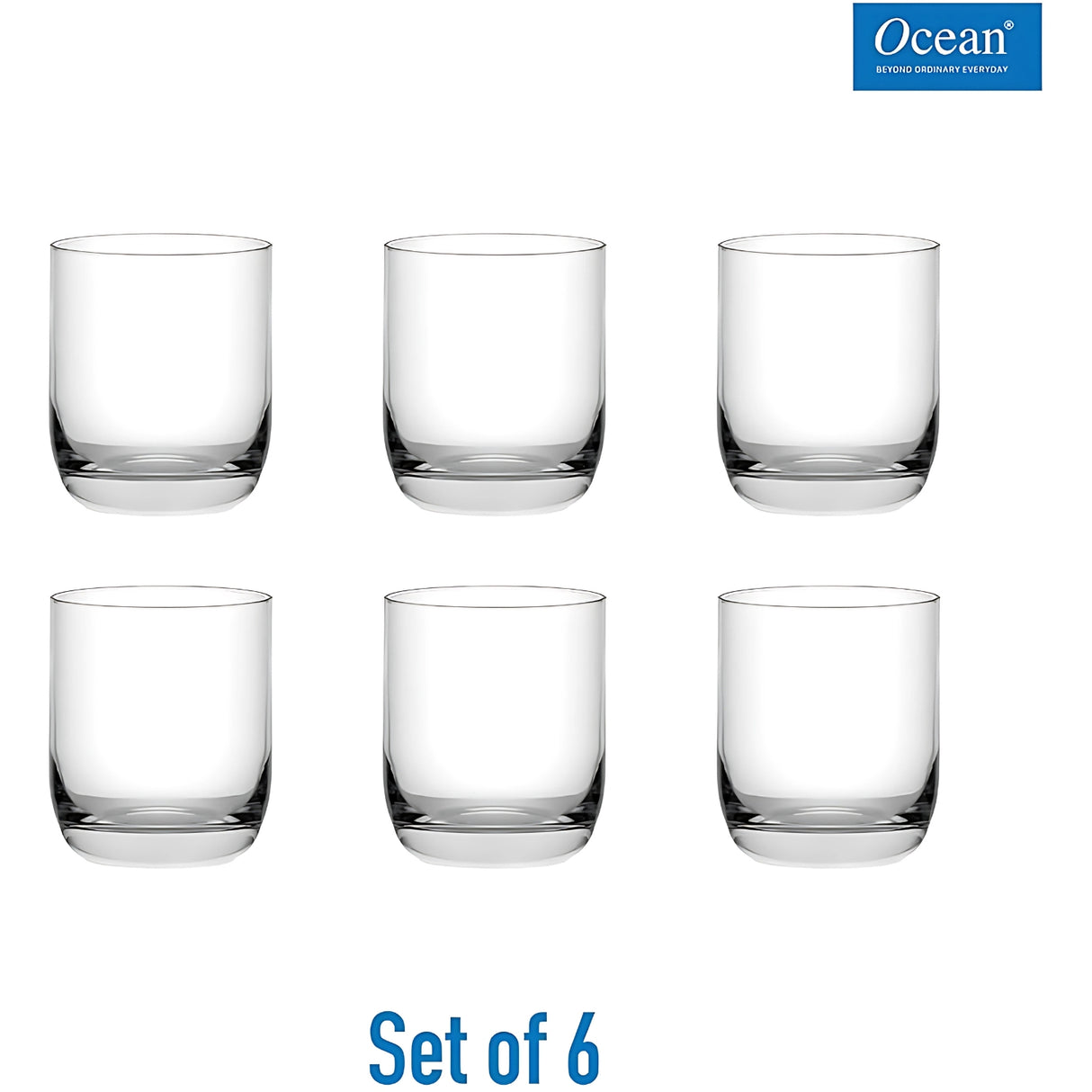Ocean Top Drink Whiskey Glass 6 Pcs Set 325 ml_3