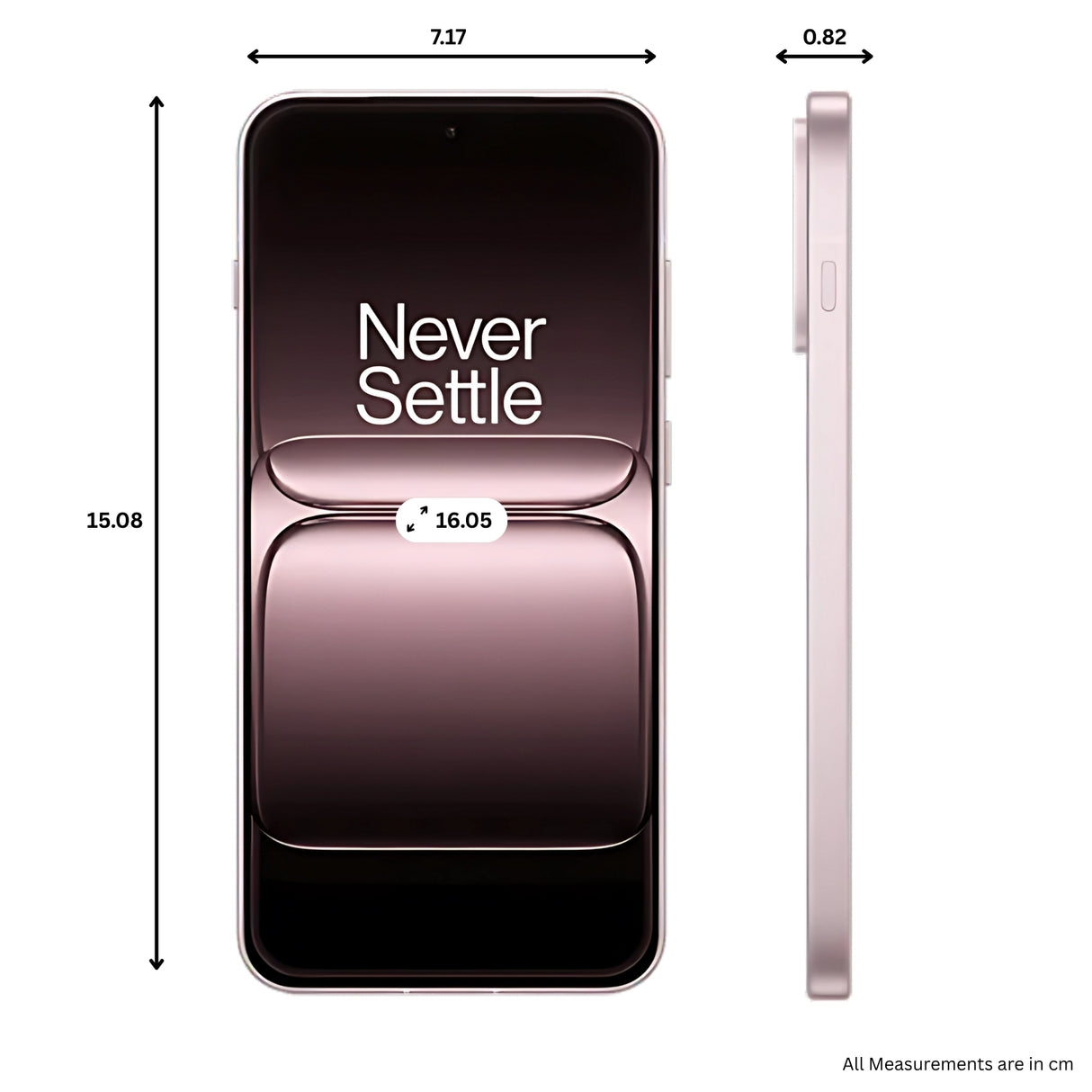 OnePlus 13s 5G (12/256 GB, Pink Satin)