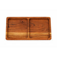 One Wood 2 Cavity Tray_Front View