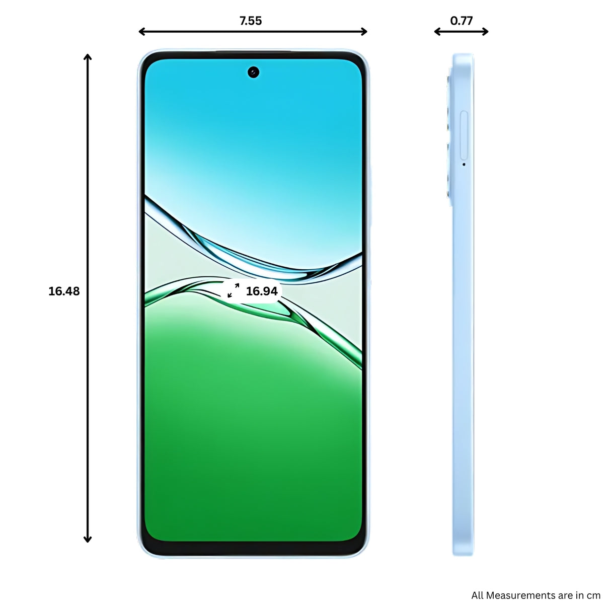 Oppo A5 Pro 5G (8/256 GB, Feather Blue)
