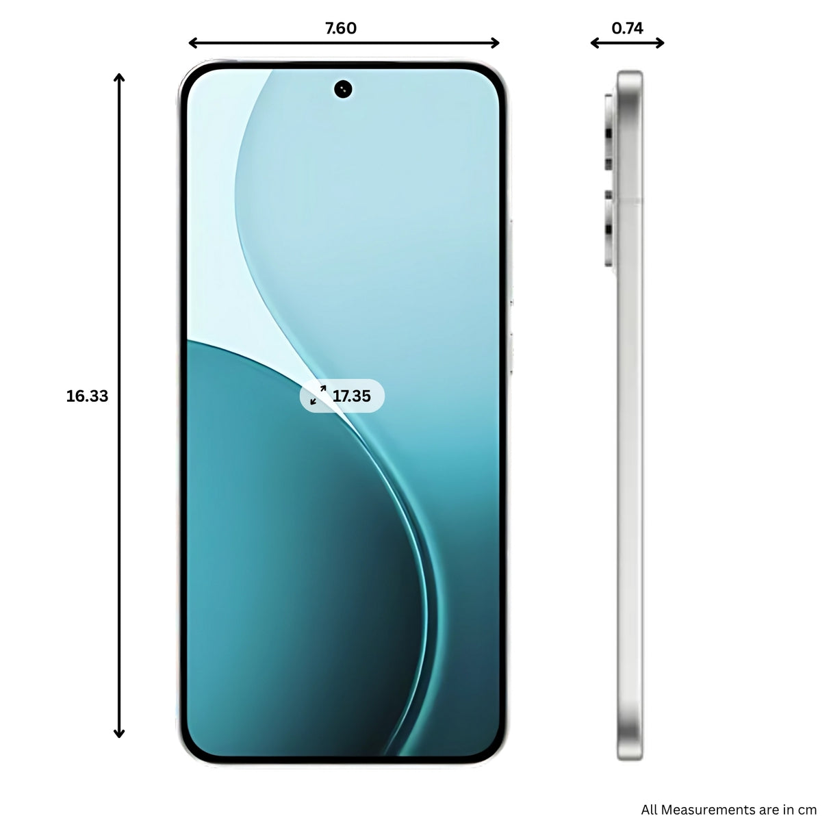 Oppo Reno 14 Pro 5G (12/256 GB, Pearl White)