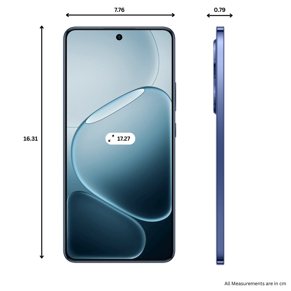 Oppo F31 Pro Plus 5G (12/256 GB, Gemstone Blue)