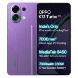 Oppo K13 Turbo 5G (8/256 GB, Purple Phantom)