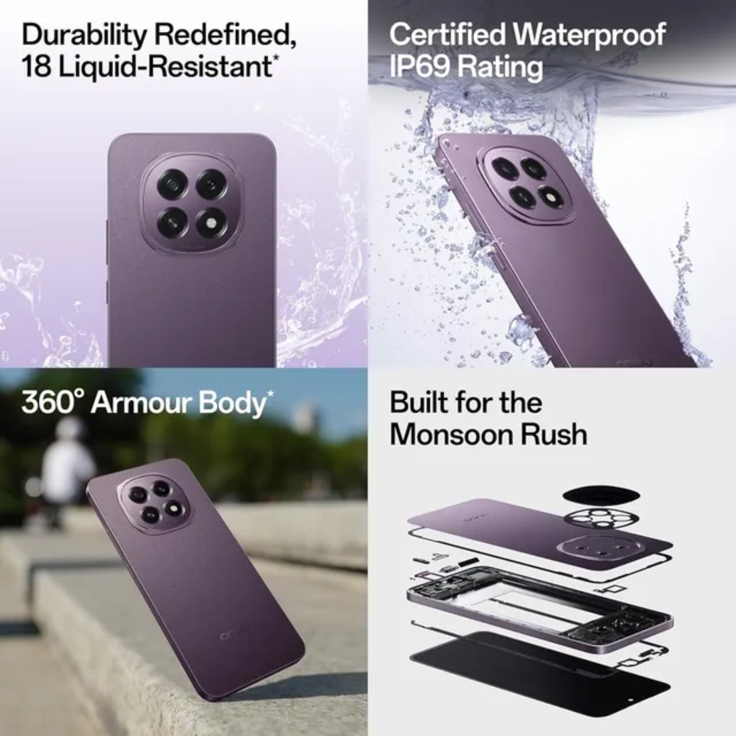 Oppo F29 5G (8/256 GB, Solid Purple)_7