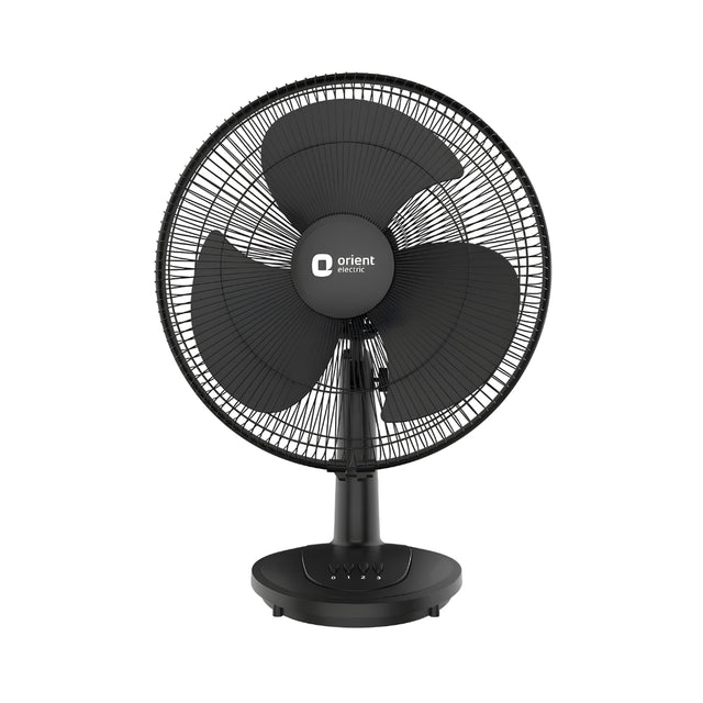 Orient 27 Neo Table Fan 400 mm - Black_Front View