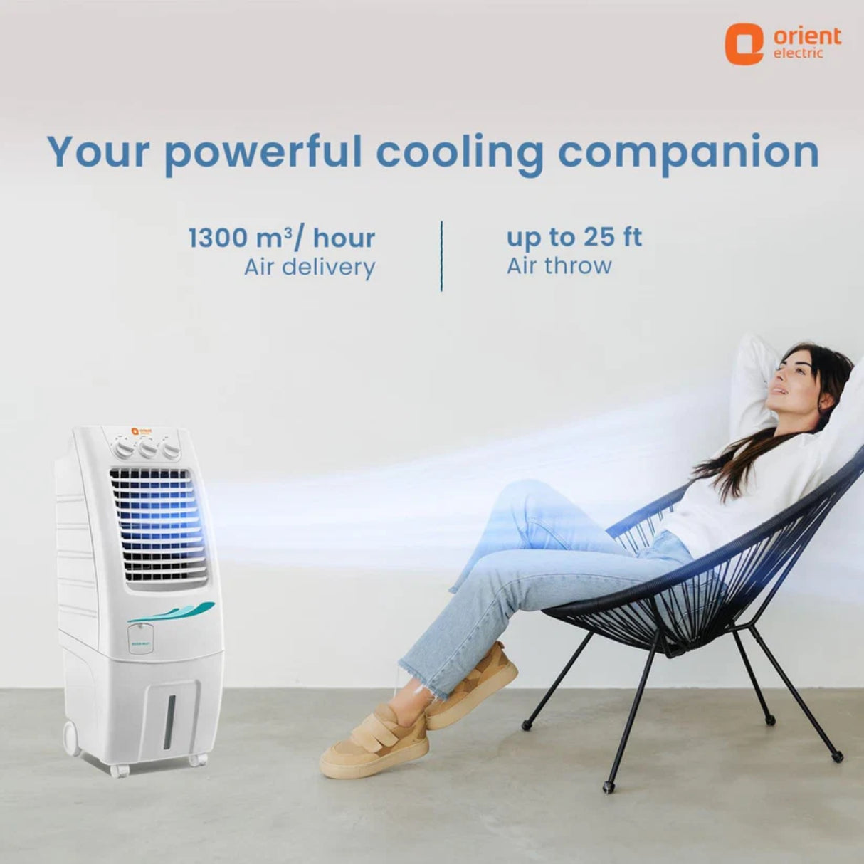 Orient CP3001H Personal Air Cooler 30 L - White_5