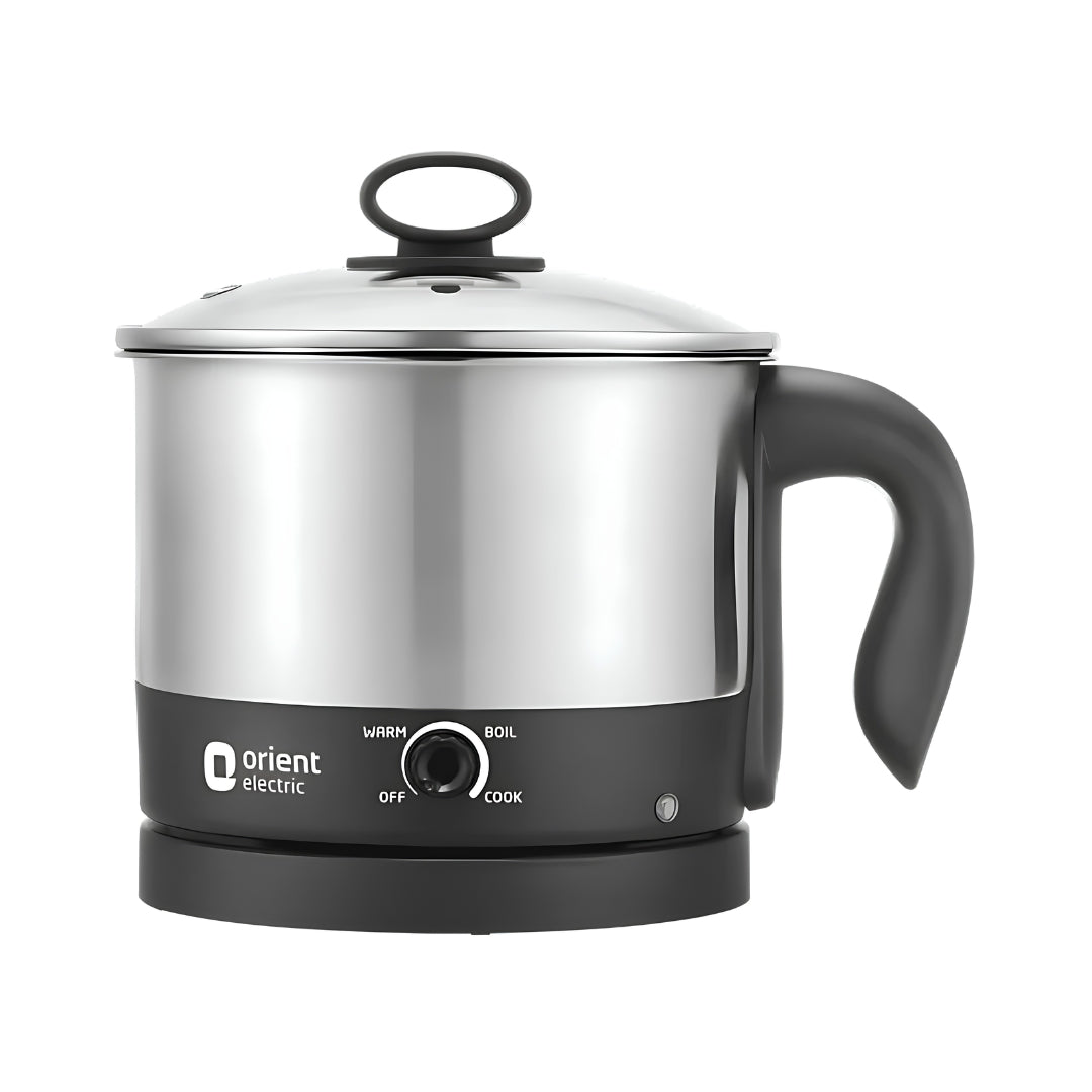 Orient EKCT60SS 600 W Stainless Steel Multicook Kettle 1.2 L – Silver_Front View