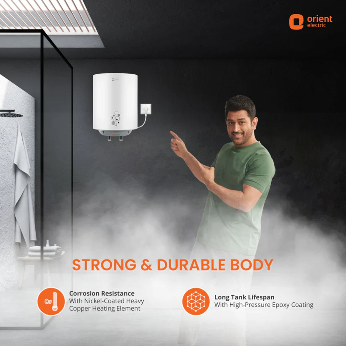 Orient Eco Swift Water Heater 15 L - White_3