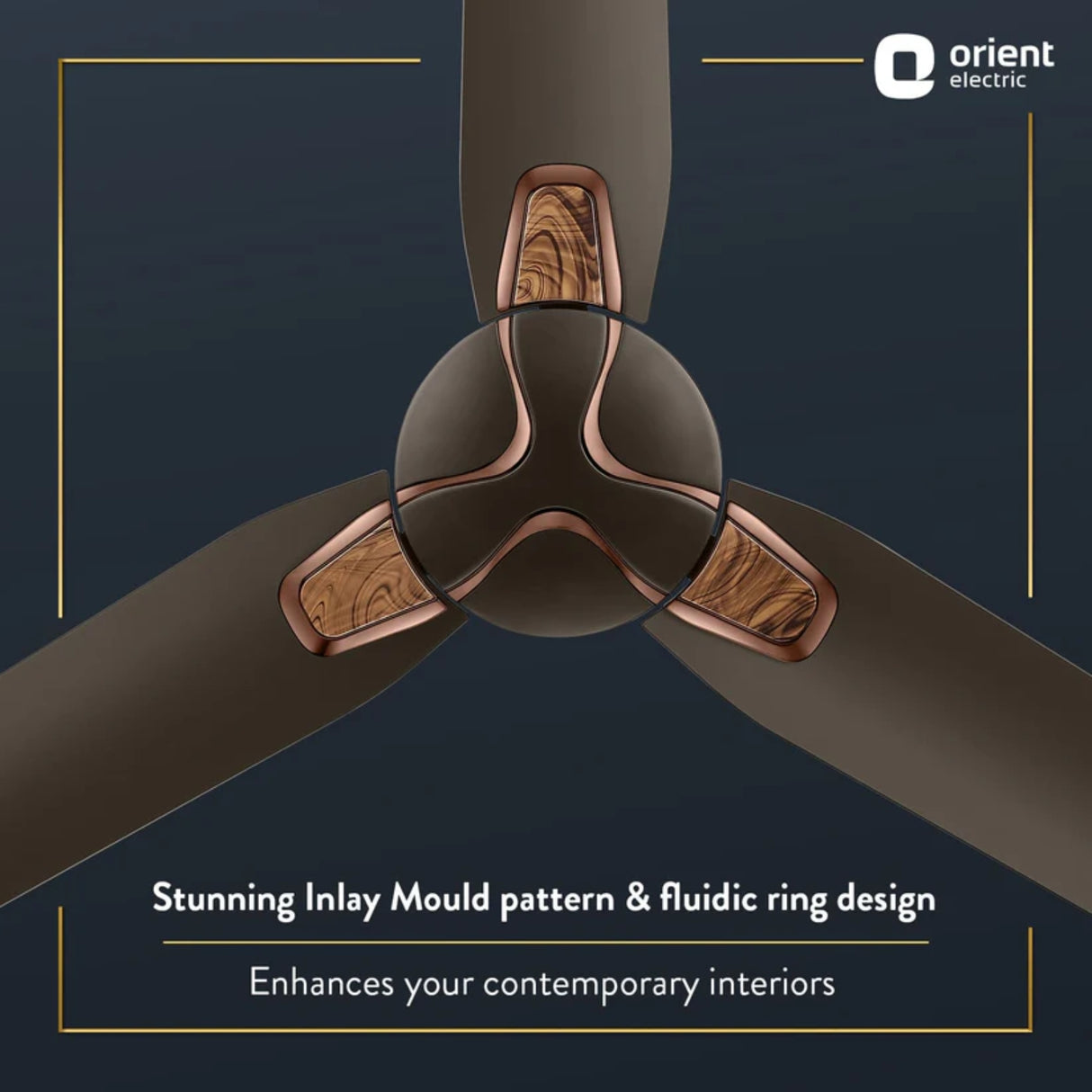 Orient Jazz Trendz Ceiling Fan 1200 mm - Metallic Bronze Cop_3