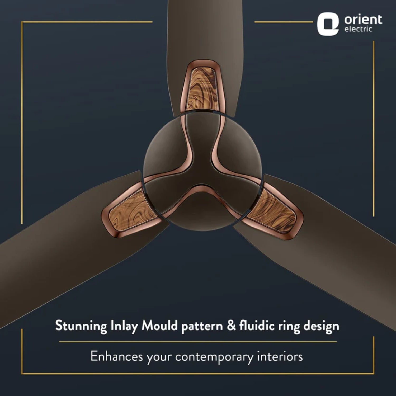 Orient Jazz Trendz Ceiling Fan 1200 mm - Metallic Bronze Cop_3