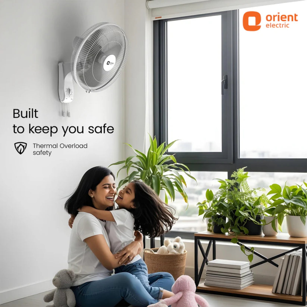 Orient Wall 47 Wall Mounting Fan 400 mm - Commander Grey_5