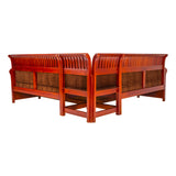 Orlando Pro Regal Wooden Sofa - Corner Set - Honey Finish