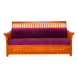 Orlando Pro Regal Wooden Sofa 3 Seater - Teak Finish