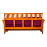 Orlando Pro Regal Sofa Set (3+1+1 Seater) - Teak Finish